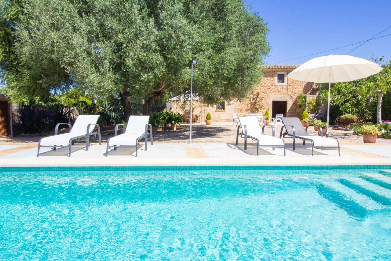 Preciosa Finca Rustica Con A/C Y Piscina Exclusiva Algaida  Zewnętrze zdjęcie